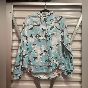 Youth Christmas Unicorn Hoodie